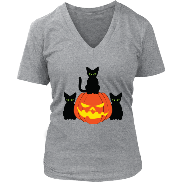 Halloween Cat Pumpkin Tee