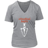 Arrowhead Hunter T-Shirt - Hunting Artifact Arrowheads Tee - Womens Plus Size Up To 4X