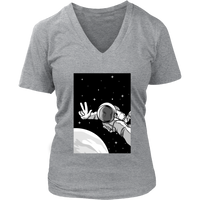 Astronaut Space Selfie T-Shirt - Funny Science Tee - Womens Plus Size Up To 4X