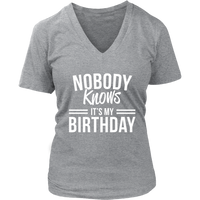 It's My Birthday - Statement T-Shirt - Funny T shirt - Irony - Womens Plus Size Up To 4X