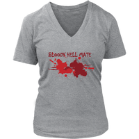 Bloody Hell Halloween Costume Tshirt - Red Blood Stain T-Shirt - Womens Plus Size Up To 4X