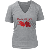 Bloody Hell Halloween Costume Tshirt - Red Blood Stain T-Shirt - Womens Plus Size Up To 4X