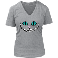 Halloween Cheshire Cat Tshirt - Alice in Wonderland - Womens Plus Size up to 4X