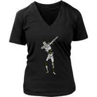 Dabbing Mummy T-Shirt - Halloween Funny Dab T Shirt - Womens Plus Size up to 4X