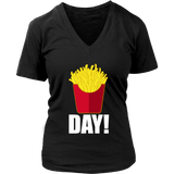 French Fries Day T-Shirt - Friday - Fast Food Party Tshirt - Womens Plus Size up to 4X