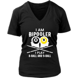 Bipolar Bipooler Pool Player Tshirt - Pool Billiards Tee - Womens Plus Size Up To 4X