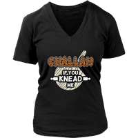 Challah T-Shirt - Funny Jewish Holiday Tshirt - Sabbath - Womens Plus Size Up To 4X