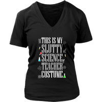 Halloween Costume T-Shirt - Funny Tee - Slutty Scientist T - Womens Plus Size Up To 4X