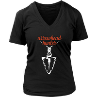 Arrowhead Hunter T-Shirt - Hunting Artifact Arrowheads Tee - Womens Plus Size Up To 4X