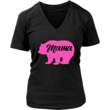 Womens Teddy Bear Mom T-Shirt - Funny Mommy Tshirt - Tee for Mother - Womens Plus Size up to 4X