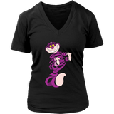 Crazy Cheshire Cat T-Shirt - Cute Genie Cats for Halloween - Womens Plus Size Up To 4X