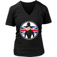 British Bobby Policeman Tshirt - UK English Police Officer - Womens Plus Size Up To 4x