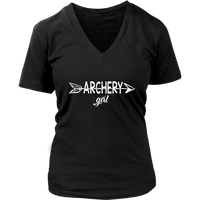 Archery Girl Tshirt - Archers T-Shirt - Sports Hunting Tee - Womens Plus Size Up To 4X