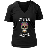 Halloween Mexican Skull Tshirt - Dia de los Muertos Dead Day - Womens Plus Size Up To 4X