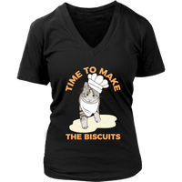 Cute Cat Kneeding Biscuits Tshirt - Kitty Lover T-Shirt - Womens Plus Size Up To 4X