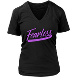 Fearless T-Shirt - Inspirational Shirts - Womens Novelty Tshirt - Plus Size Up To 4X