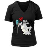 Halloween Mummy T-Shirt - Toilet Paper Monster Tee - Womens Plus Size up to 4X