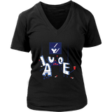 Vowel Party T-Shirt - Grammar Joke T Shirt - Novelty Tee - Womens Plus Size up to 4X