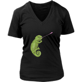 Chameleon - Love Animals Tshirt - Graphic Realistic T-shirt - Womens Plus Size up to 4X