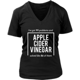 Apple Cider Vinegar T-Shirt - Miracle Cure Tshirt - Witty T - Womens Plus Size Up To 4X