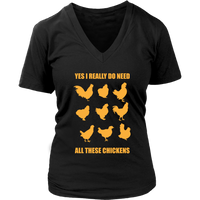 Chicken Poultry Farmer Tshirt - Farm Animal Chickens - Womens Plus Size Up To 4X