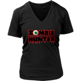 Zombie Hunter Halloween T-Shirt - Bloody Zombies Tee Scary T - Womens Plus Size up to 4X