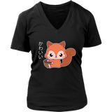 Kawaii Squirrel Gift Funny Animal Pride Love Squirrels V-Neck T-Shirt Womens Plus Size S-4XL