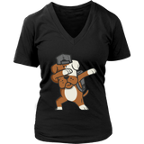 Dabbing Dog T-Shirt - Funny School Kid Dab T Shirt - Womens Plus Size up to 4X