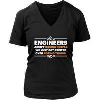 Bored Engineers Novelty Tshirt - Boring Engineering T-Shirt - Womens Plus Size Up To 4X