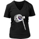 Axe Throwing Target Tshirt - Swing Master - Weird Hobby - Womens Plus Size Up To 4X