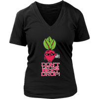 Funny Veggie Food Pun Tshirt - Beet Beat Drop DJ Joke - Womens Plus Size Up To 4X