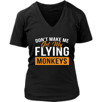 Flying Monkeys Tee - Weird Funny T-Shirt - Novelty Tshirt - Womens Plus Size Up To 4X