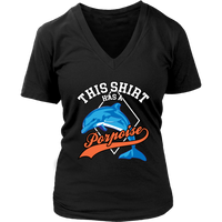 This Shirt Has A Porpoise - Marine Animals Tee - Save Whales - Womens Plus Size Up To 4X