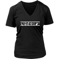 Coexist T-shirt - Kindness Shirt - Multiple Religions Tshirt - Womens Plus Size up to 4X