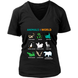 Funny T-Shirt - Wildlife Humor Tshirt - Animals Tee - Womens Plus Size up to 4X