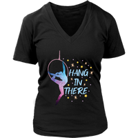 Aerial Hoop Aerialist T-Shirt - Yoga Gymnast Acrobat Tee - Womens Plus Size Up To 4X