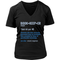 Bookkeeper Funny Definition Joke Tshirt - Accountant Tee - Womens Plus Size Up To 4X