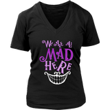 Cheshire Cat Tee - All Mad Here Wonderland T-Shirt - Womens Plus Size Up To 4X