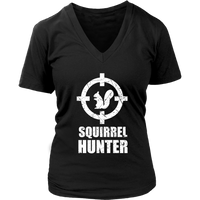 Squirrel Hunter T-Shirt - Funny Hunting Tshirt - Animal Tee - Womens Plus Size Up To 4X