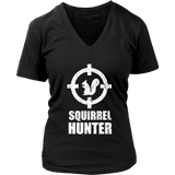 Squirrel Hunter T-Shirt - Funny Hunting Tshirt - Animal Tee - Womens Plus Size Up To 4X