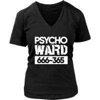 Psycho Ward T-Shirt - Crazy Mad Tshirt - Halloween Costume - Womens Plus Size up to 4X