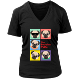 Pug Mom Tshirt - Parody T-Shirt - Gift For Dog Mama -  Womens Plus Size Up To 4X