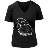 Halloween Heart Surgeon T-Shirt - Exhumation Tshirt - Womens Plus Size Up To 4X