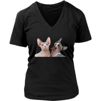 Grumpy Cats T-Shirt - Funny Pets Tshirt - Animal Lover Tee - Womens Plus Size up to 4X