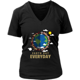 Earth Day Everyday Tee - Save Endangered Animals Tshirt - Womens Plus Size Up To 4X