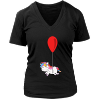 Balloonicorn T-Shirt - Unicorn Balloon Birthday Tshirt - Womens Plus Size up to 4X