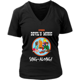 Devil Music T-Shirt - Sing Along Tshirt - Novelty Tee - Womens Plus Size Up To 4X