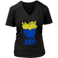 Fry Day Shirt - Fast Food Tee Shirt - French Fries T-Shirt - Womens Plus Size Up To 4X