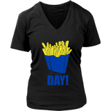 Fry Day Shirt - Fast Food Tee Shirt - French Fries T-Shirt - Womens Plus Size Up To 4X