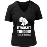 Inappropriate Fart Shirt - Dog Joke Graphic Shirt - Animal - Womens Plus Size Up To 4X